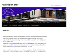 Tablet Screenshot of haresfieldschool.co.uk